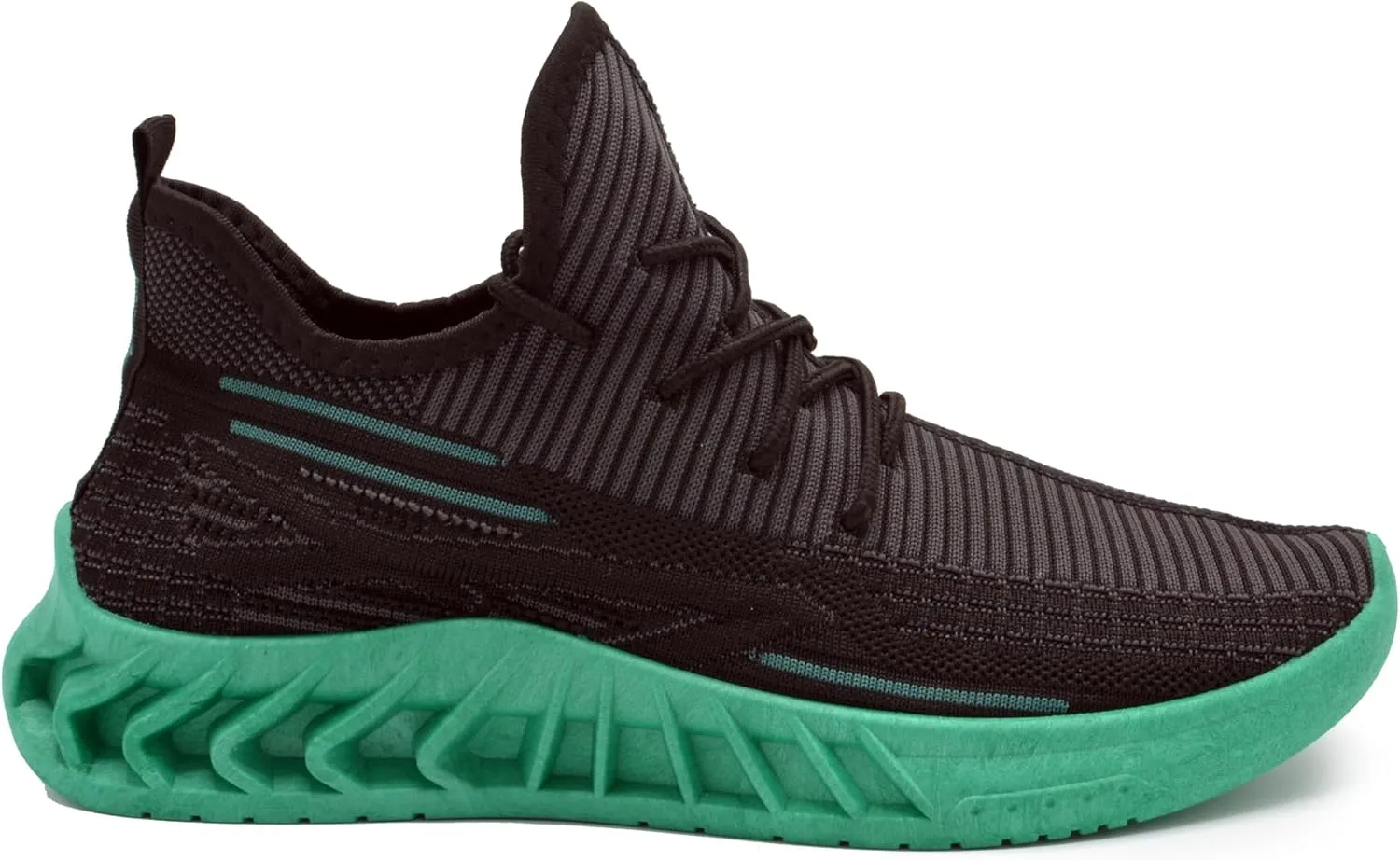 AKADEMIKS Men's Fit Knit Jogger Sneakers, Breathable Running Shoes for Athletic and Casual Wear