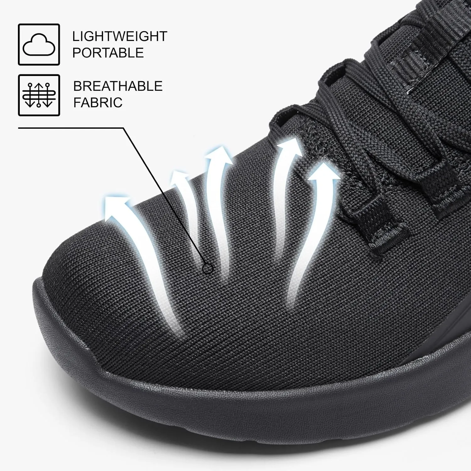 ALEADER Men's Energycloud Slip On Running Walking Shoes Cushion Lightweight Sneakers