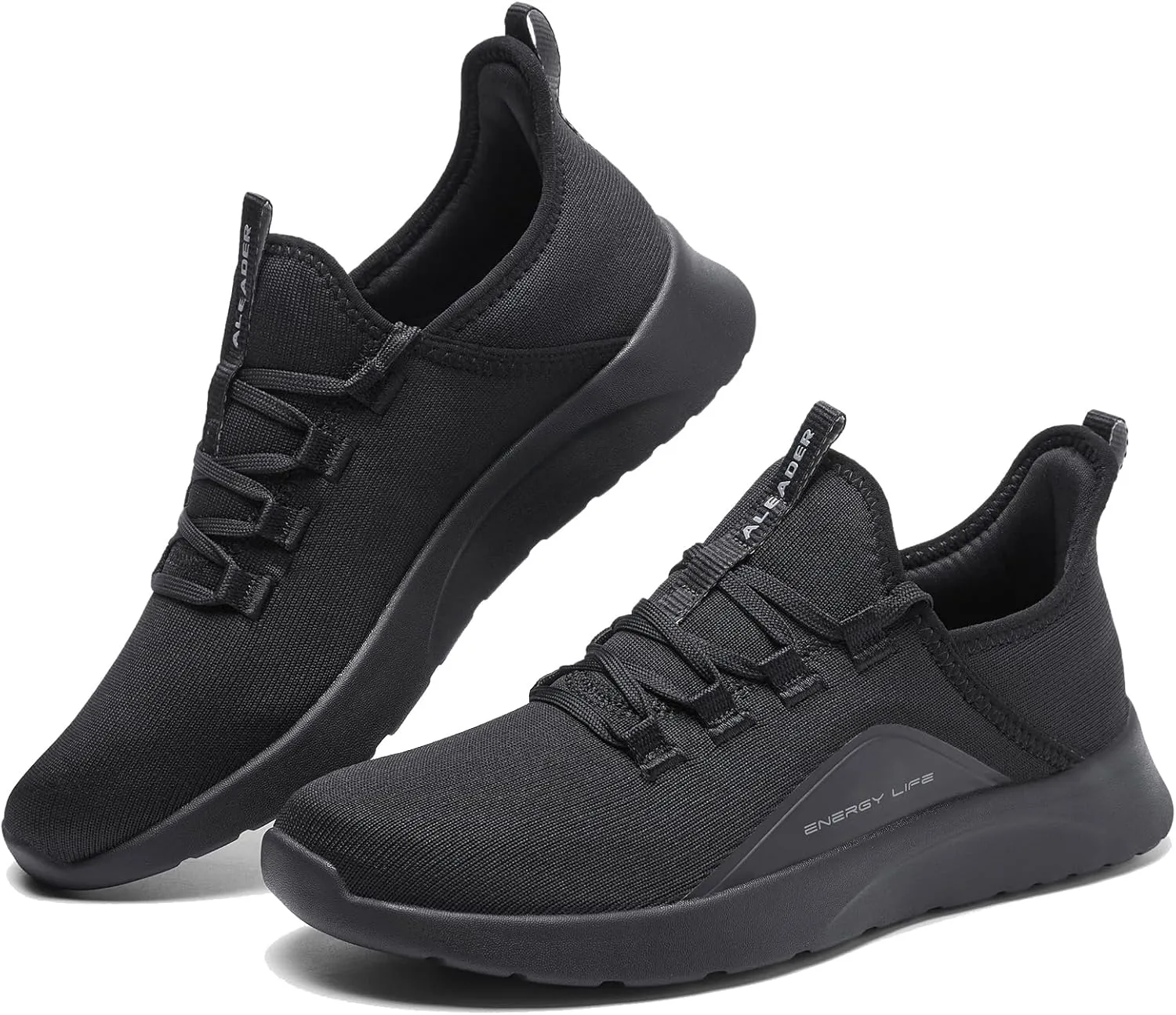 ALEADER Men's Energycloud Slip On Running Walking Shoes Cushion Lightweight Sneakers