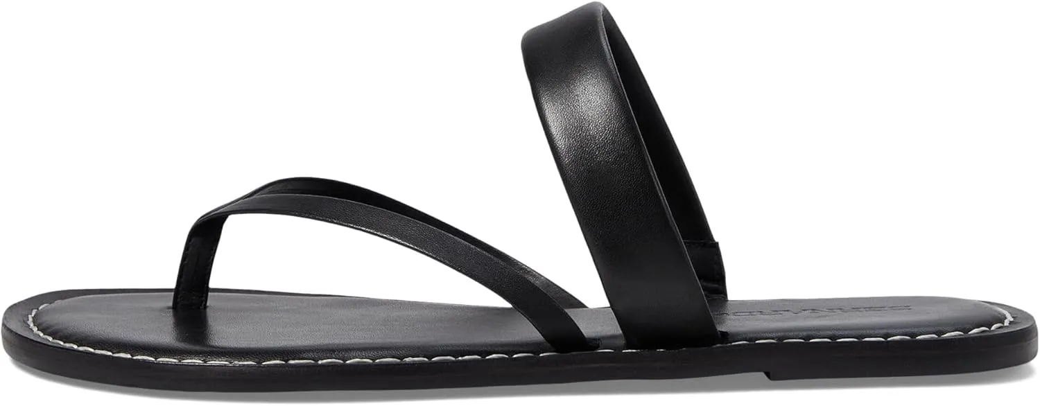 Bernardo Leia - Flats for Women - Leather Upper - Lightly Padded Insole - Open Toe - Man-Made Outsole