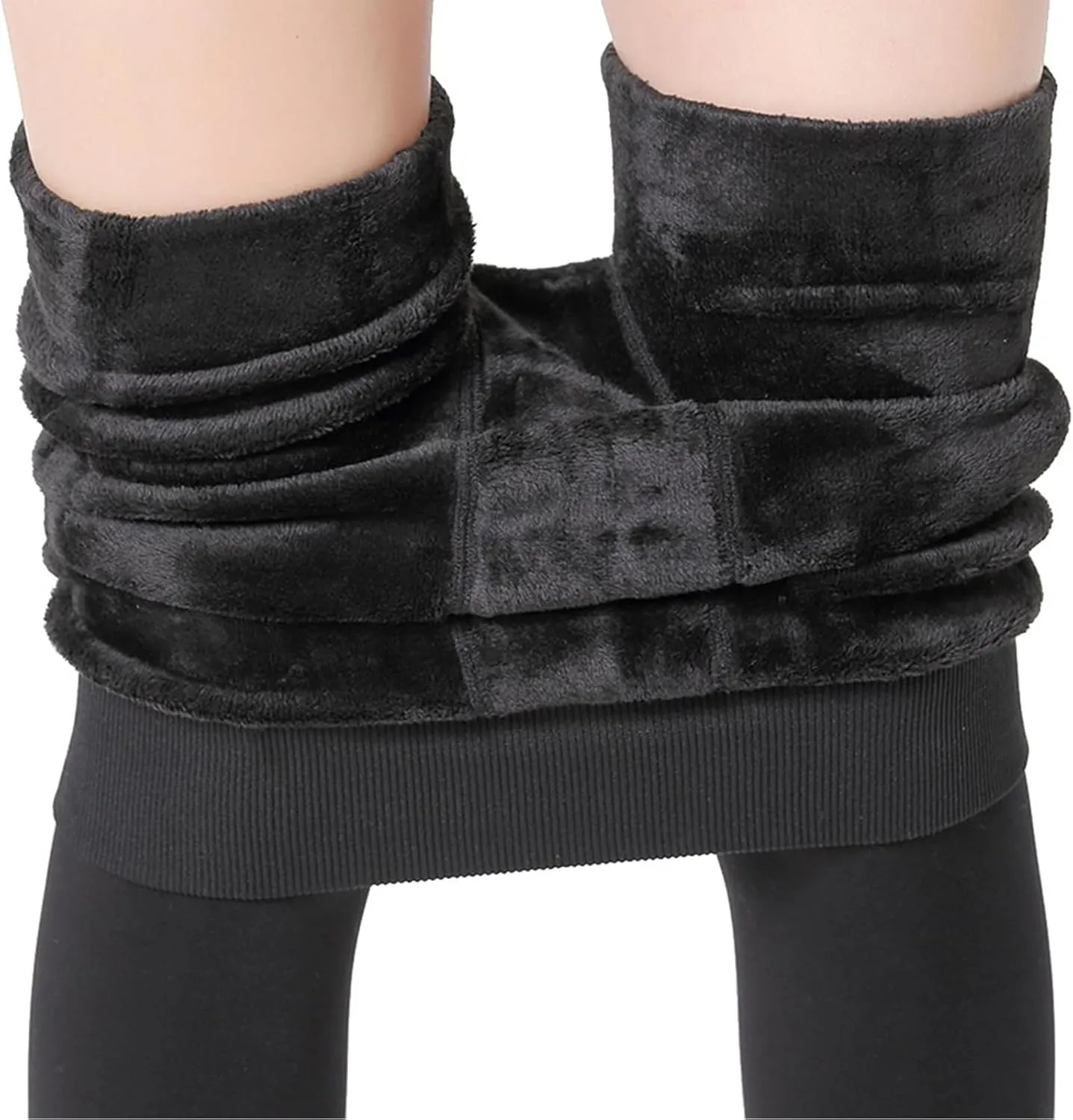 Blostirno Women's Fleece Lined Tights Thermal Pantyhose Leggings Opaque Winter Warm Thick Stockings Tights