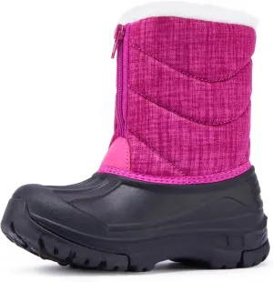 BMCiTYBM Toddler Snow Boots Boys Girls Winter Warm Shoes High Top Outdoor Sneakers for Cold Weather