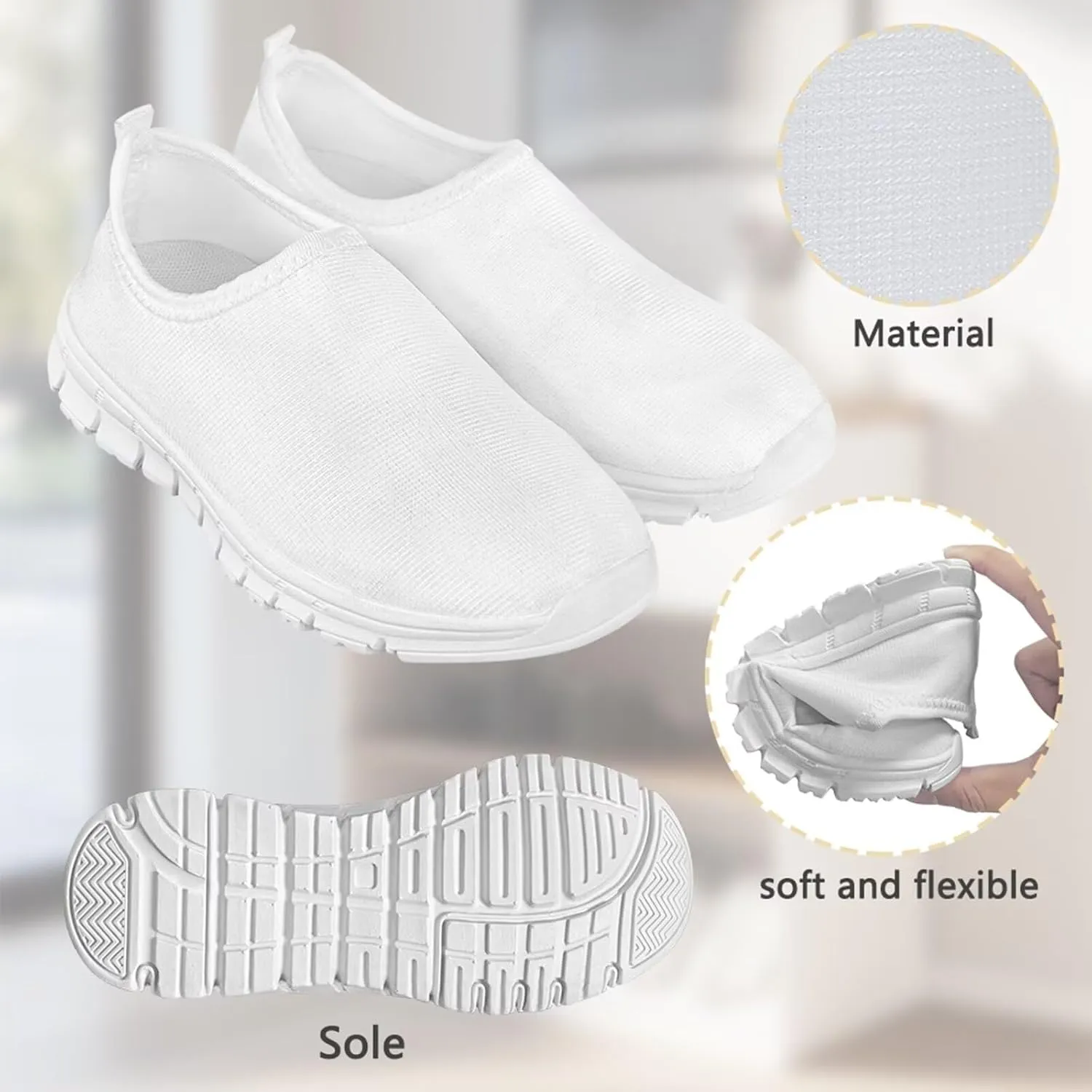 Boys Slip On Shoes Novelty Print Kids School Running Shoes for Holiday