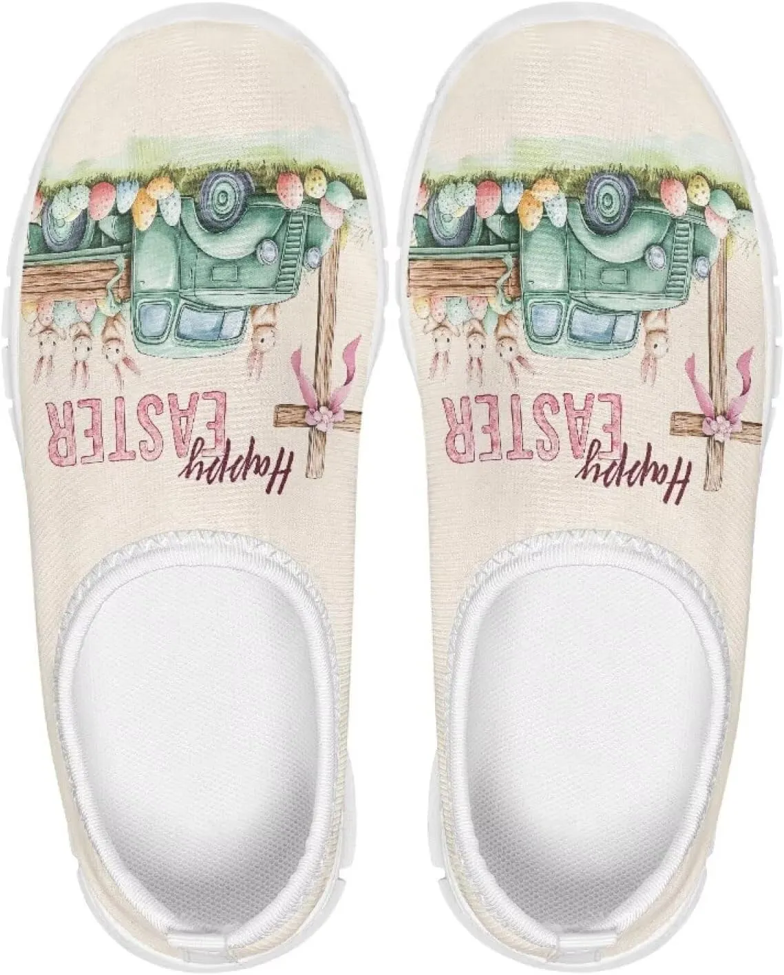 Boys Slip On Shoes Novelty Print Kids School Running Shoes for Holiday