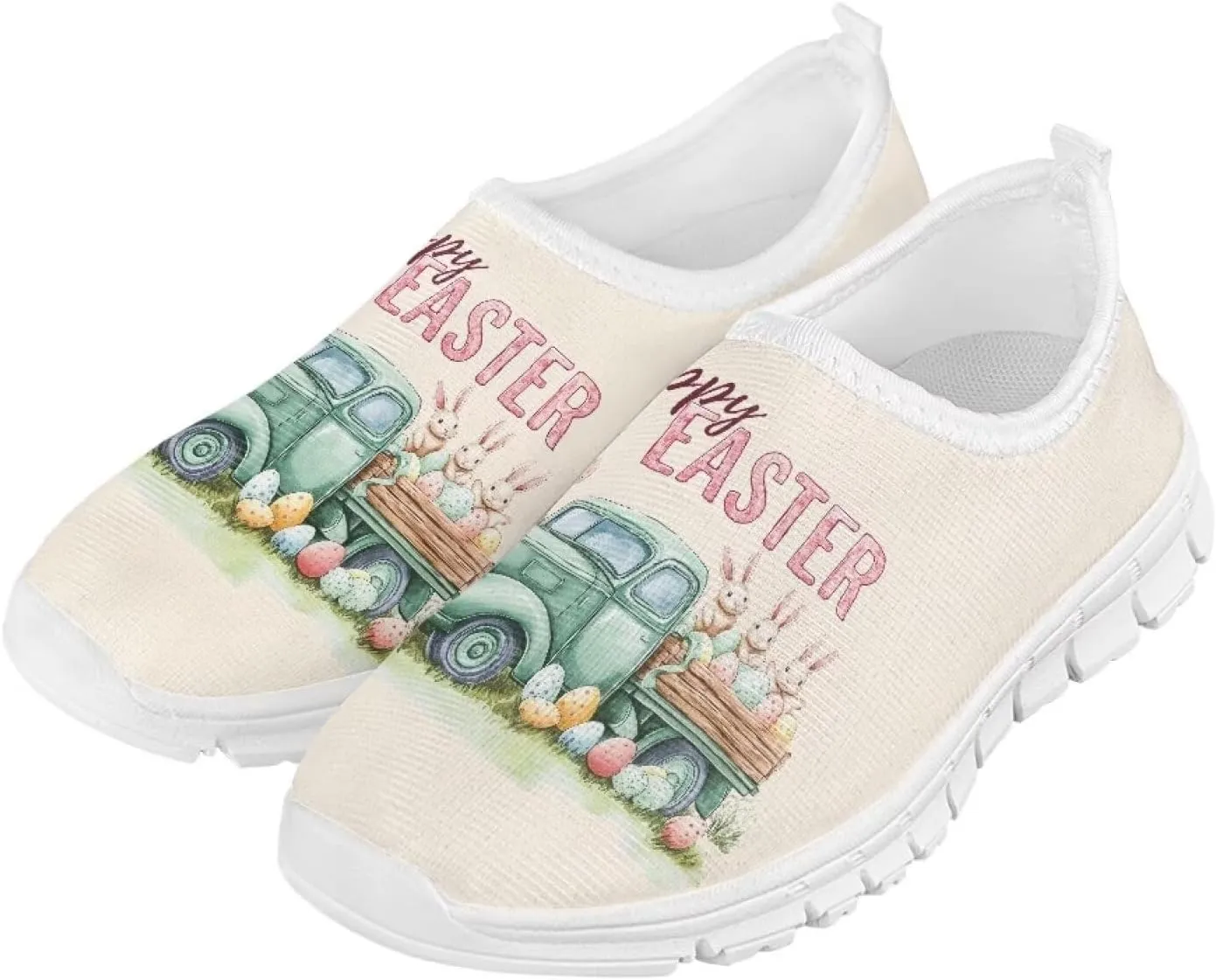 Boys Slip On Shoes Novelty Print Kids School Running Shoes for Holiday