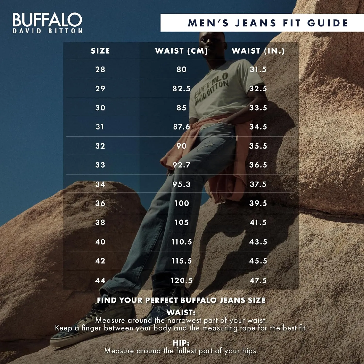 Buffalo David Bitton Men's Relaxed Straight Leg Driven Jean with Stretch Fabric
