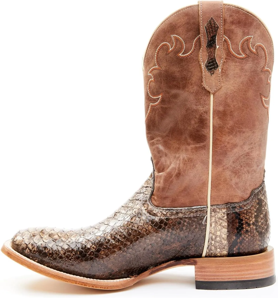 Cody James Men's Exotic Python Western Boot Broad Square Toe - Bb42