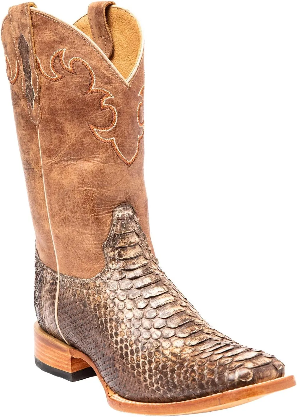 Cody James Men's Exotic Python Western Boot Broad Square Toe - Bb42