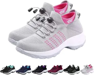 Comfort Wear Orthowear Shoes for Women, Comfortwear Ortho Shoes for Women Plantar Fasciitis, Non Slip Food Service Lightweight Sneaker, Nurse Orthopedic Stretch Cushion Sneakers