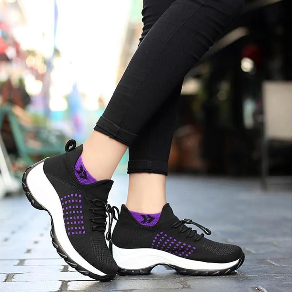 Comfort Wear Orthowear Shoes for Women, Comfortwear Ortho Shoes for Women Plantar Fasciitis, Non Slip Food Service Lightweight Sneaker, Nurse Orthopedic Stretch Cushion Sneakers