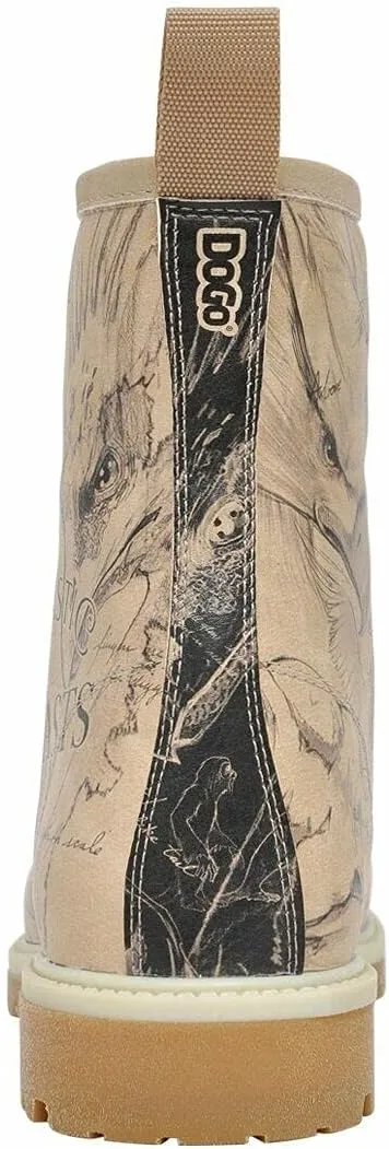DDOGO Personalize Your Life - Warner BROS. Printed Long Boots - Chic, Elegant and Casual Style - Vegan, Environmentally Friendly and Handmade - Breathable Design