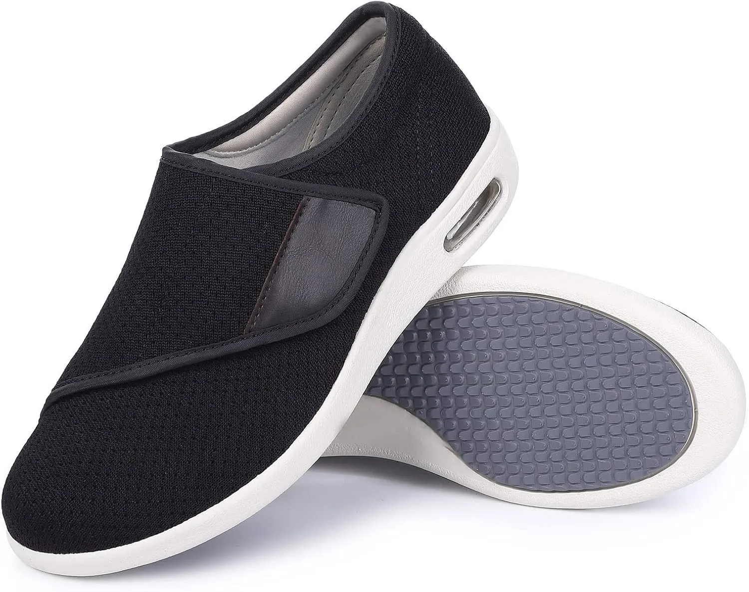 Diabetic Shoes for Women, Women's Wide Width Elderly Shoes, Adjustable Closure Lightweight Breathable, Swollen Feet Walking Edema Sneakers
