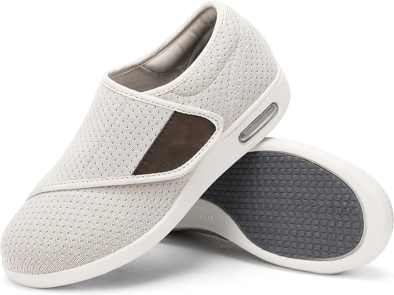 Diabetic Shoes for Women, Women's Wide Width Elderly Shoes, Adjustable Closure Lightweight Breathable, Swollen Feet Walking Edema Sneakers