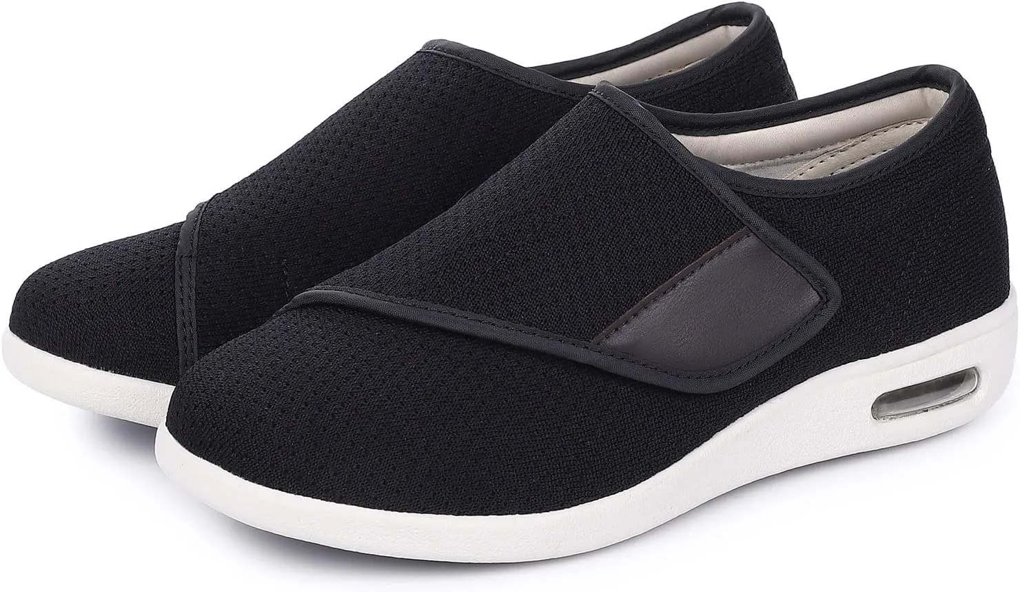 Diabetic Shoes for Women, Women's Wide Width Elderly Shoes, Adjustable Closure Lightweight Breathable, Swollen Feet Walking Edema Sneakers