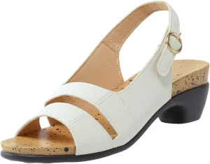 Eduavar Sandals for Women Dressy, Orthopedic Sandals for Women Open Toe Sandals Casual Heel Sandals with Ankle Strap