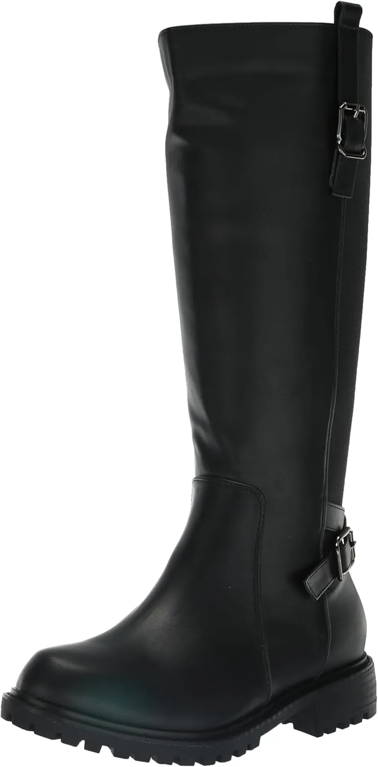 EVANS Women's Wide Fit Tall Boot Classic Fashion