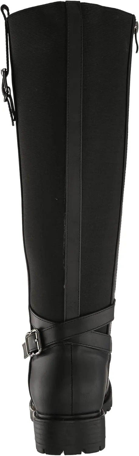 EVANS Women's Wide Fit Tall Boot Classic Fashion