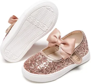 Felix & Flora Toddler/Little Kid Girls Running Shoes Glitter Sneakers Princess Fashion Casual Sports Shoes