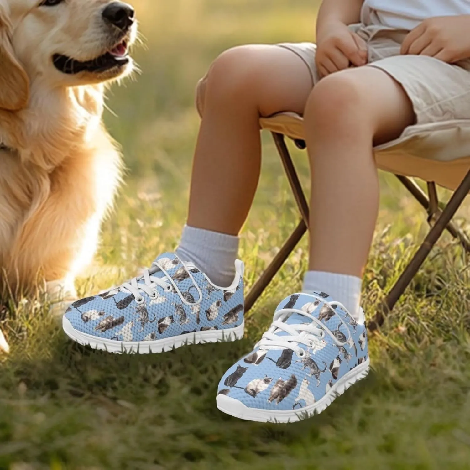 Forchrinse Capybara Print Kids Sneakers for Boys Girls Carton Running Tennis Shoes Sport Toddler Walking Sneakers Causal School Shoes Gift Birthday