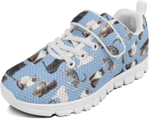 Forchrinse Capybara Print Kids Sneakers for Boys Girls Carton Running Tennis Shoes Sport Toddler Walking Sneakers Causal School Shoes Gift Birthday