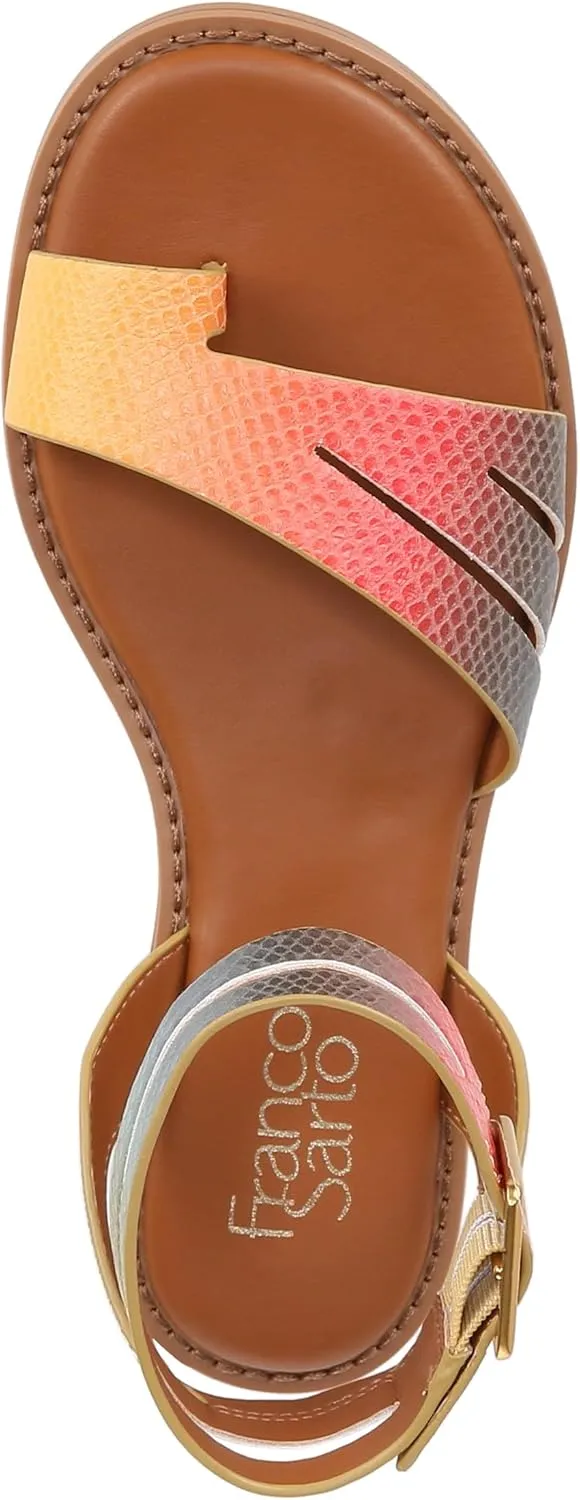 Franco Sarto Women's Greene Ankle Strap Flat Sandals