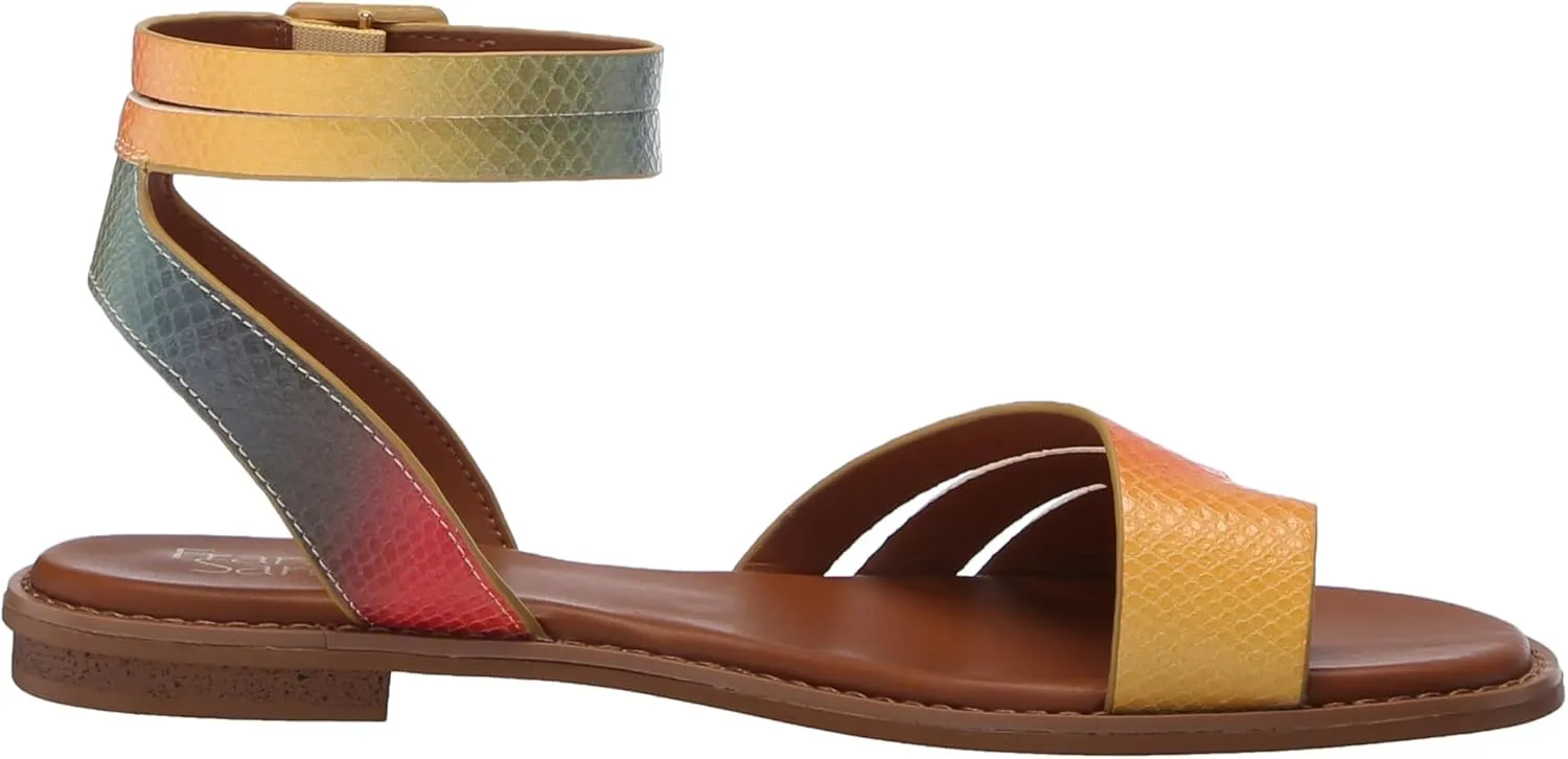 Franco Sarto Women's Greene Ankle Strap Flat Sandals