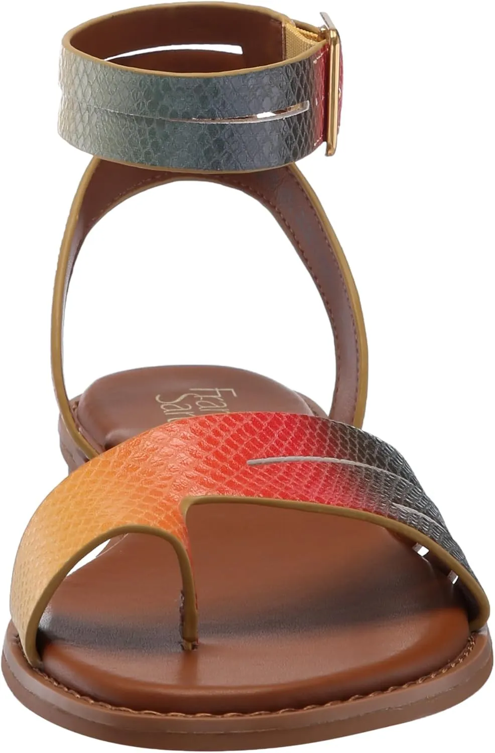 Franco Sarto Women's Greene Ankle Strap Flat Sandals
