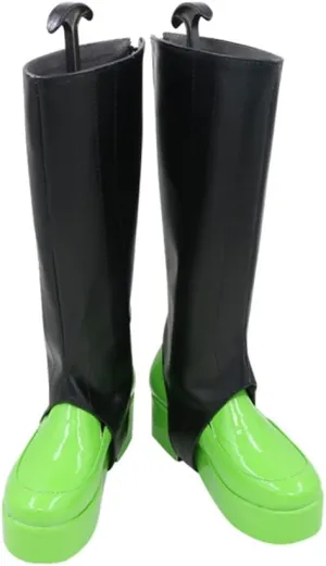 Futaba Sakura Cosplay Boots Shoes Halloween Girls Thick Heel Shoes Black Boots