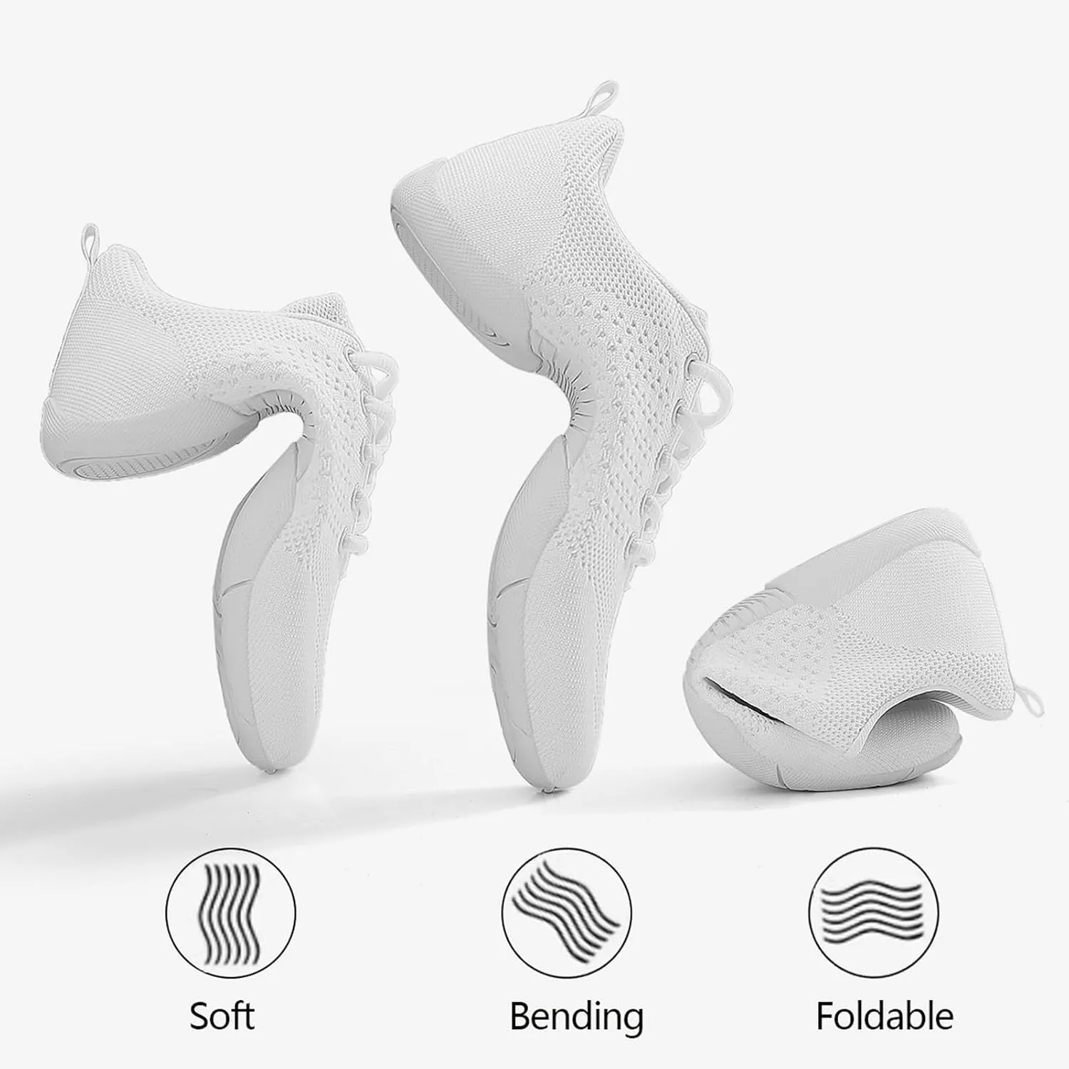 Girls Black Cheer Shoes White Cheerleading Shoes for Girls Breathable Youth Cheeerleading Dancing Shoes Competition Training Sneakers