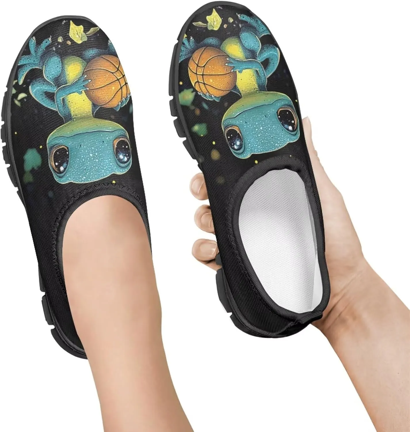 GOSTONG Boys Girls Slip On Sneakers Little Big Kids Casual Gym Tennis Shoes Lightweight Non Slip Walking Shoes Black Sole Size 11-15