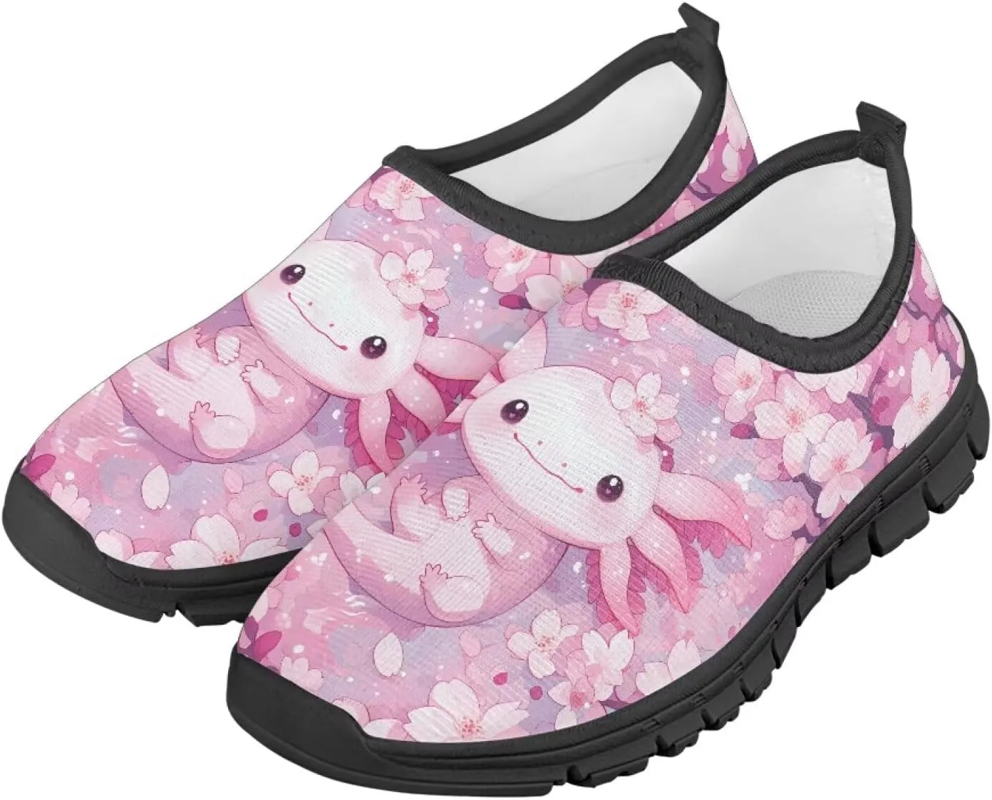 GOSTONG Boys Girls Slip On Sneakers Little Big Kids Casual Gym Tennis Shoes Lightweight Non Slip Walking Shoes Black Sole Size 11-15