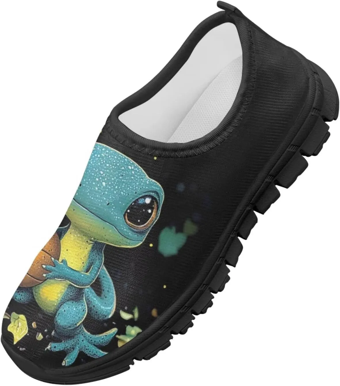 GOSTONG Boys Girls Slip On Sneakers Little Big Kids Casual Gym Tennis Shoes Lightweight Non Slip Walking Shoes Black Sole Size 11-15