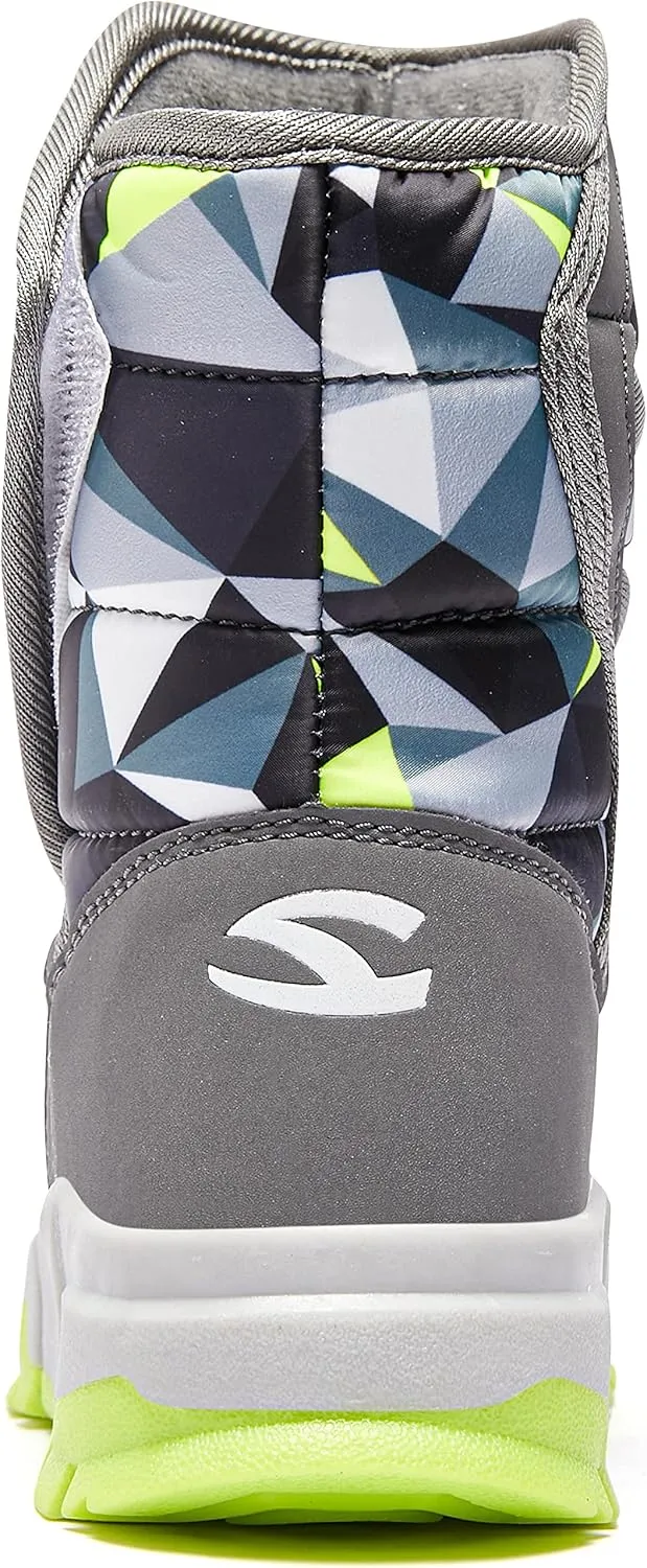 GUBARUN Boys Snow Boots Winter Waterproof Slip Resistant Cold Weather Shoes (Toddler/Little Kid/Big Kid)