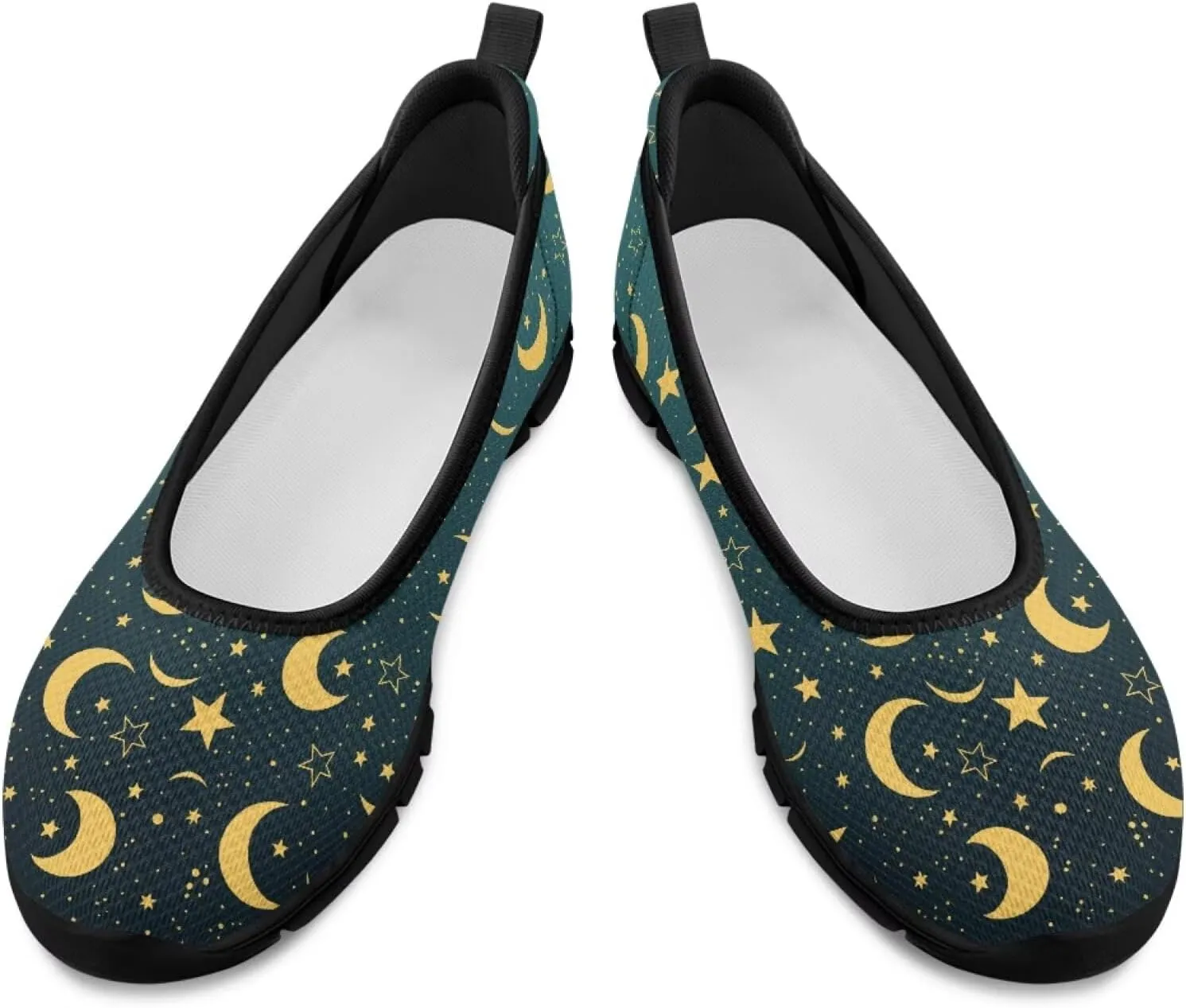 Howilath Slip on Shoes for Women Mesh Flats Shoes Walking Sneakers Fashion Loafers Shoes with EVA Sole