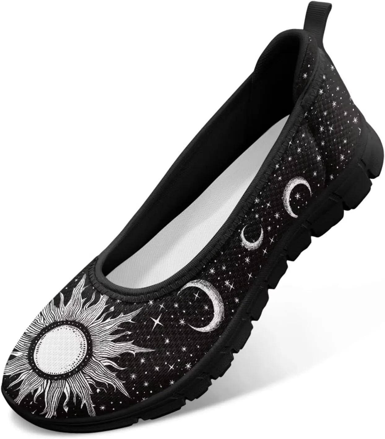Howilath Slip on Shoes for Women Mesh Flats Shoes Walking Sneakers Fashion Loafers Shoes with EVA Sole