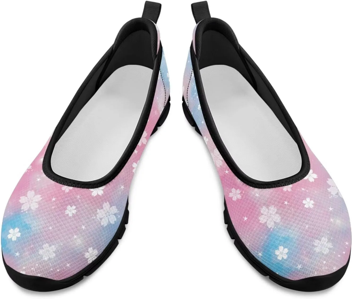 Howilath Slip on Shoes for Women Mesh Flats Shoes Walking Sneakers Fashion Loafers Shoes with EVA Sole