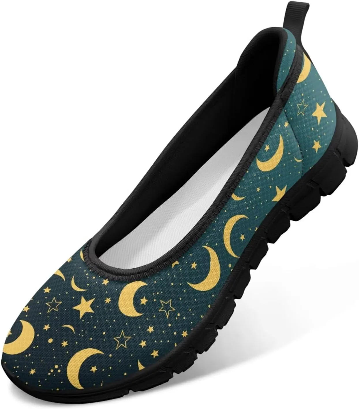 Howilath Slip on Shoes for Women Mesh Flats Shoes Walking Sneakers Fashion Loafers Shoes with EVA Sole