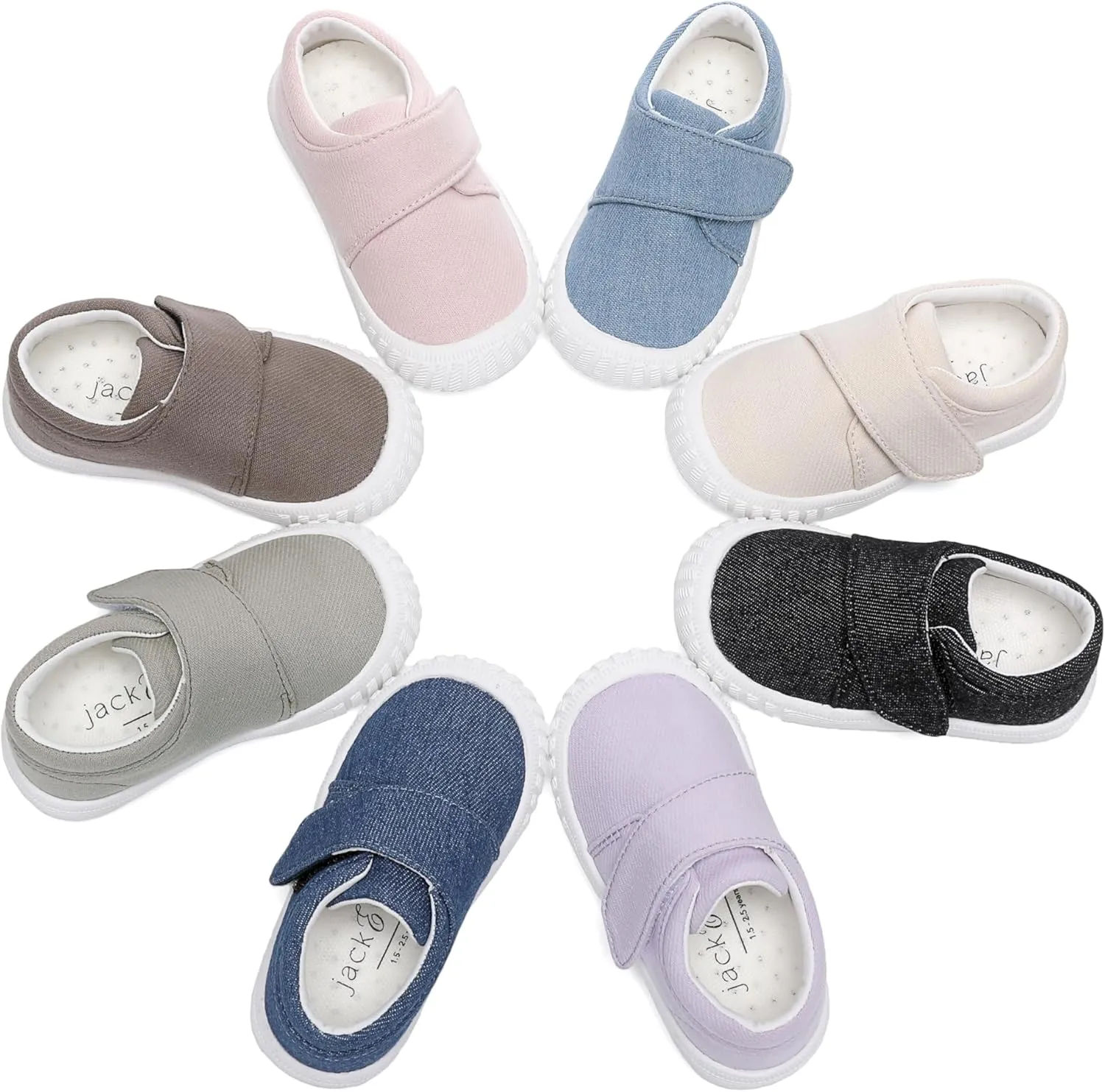 Jack & Lily Baby, Toddler & Kids Walking Shoes – Non-Slip, Washable Slip-On Sneakers for Boys & Girls – Indoor & Outdoor Use
