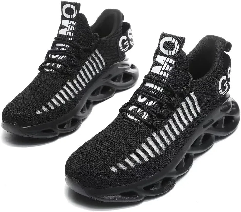 Jakcuz Women's Lace Up Walking Shoes Breathable Ultra Lightweight Sport Casual Ladies Girls Fashion Platform Sneakers