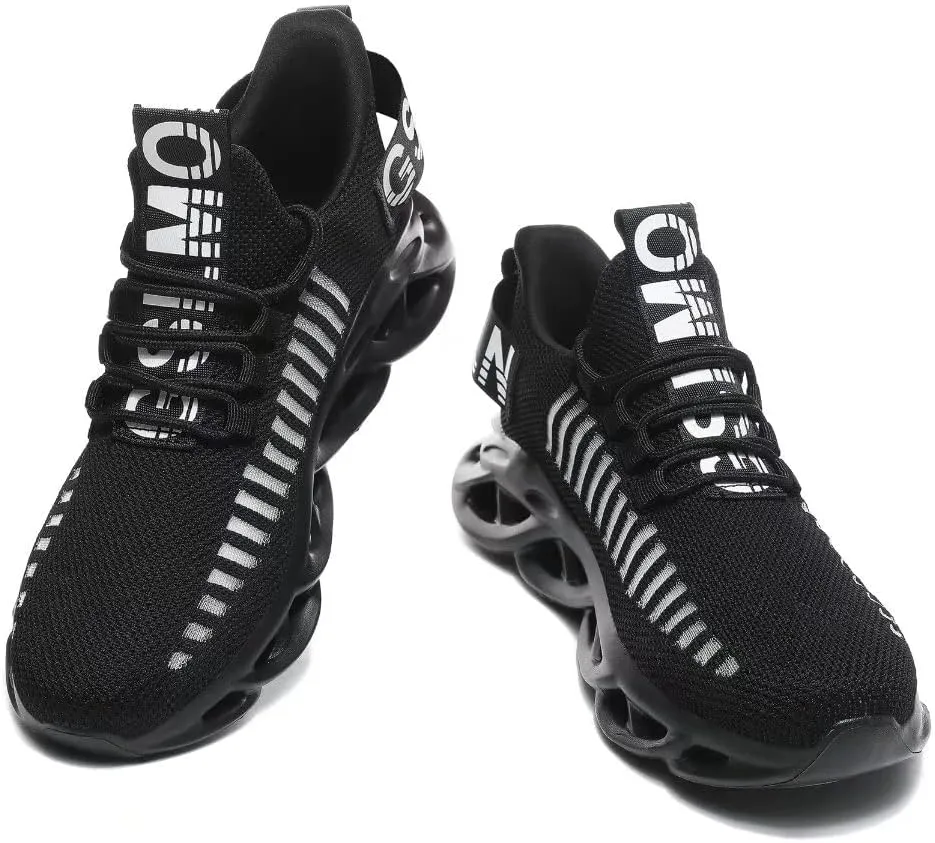Jakcuz Women's Lace Up Walking Shoes Breathable Ultra Lightweight Sport Casual Ladies Girls Fashion Platform Sneakers