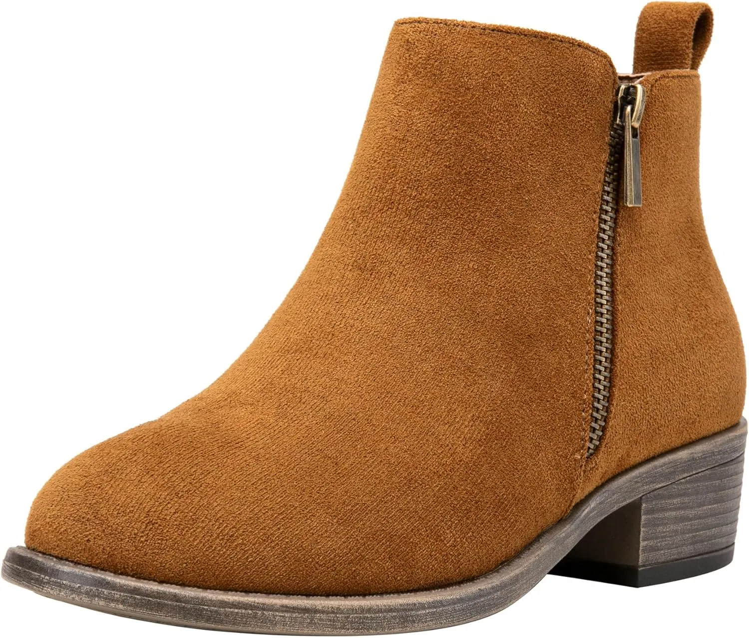 Jeossy Women's Ankle Boots, Classic Low Heeled Short Booties, Casual Comfortable Boots