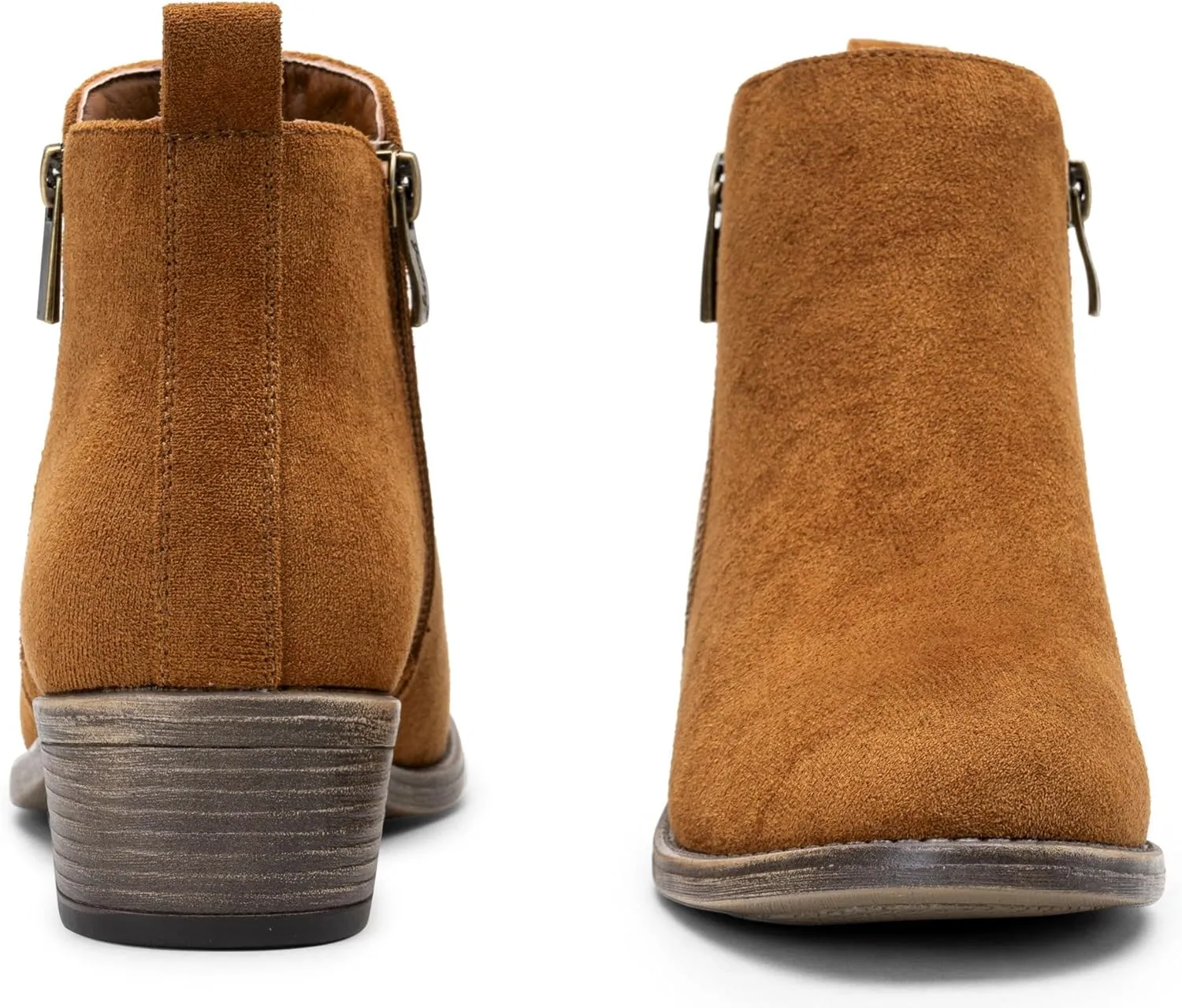Jeossy Women's Ankle Boots, Classic Low Heeled Short Booties, Casual Comfortable Boots