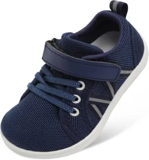 JOINFREE Toddler Shoes Boys Girls Wide Barefoot Shoes Little Kids Minimalist Sneakers Zero Drop Casual Walking Shoes Breathable Tennis Shoes Indoor Outdoor