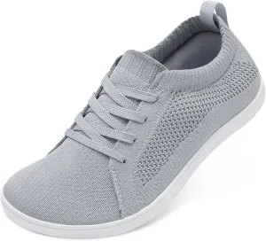JOINFREE Women's Minimalist Walking Shoes Wide Toe Barefoot Shoes Zero Drop Casual Sneakers Breathable Slip On Tennis Shoes