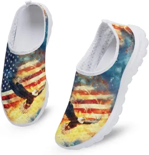 KEIAHUAN Trendy Running Shoes for Women Sneakers, Casual Lightweight Training Shoes Non-Slip Athletic Tennis Shoes