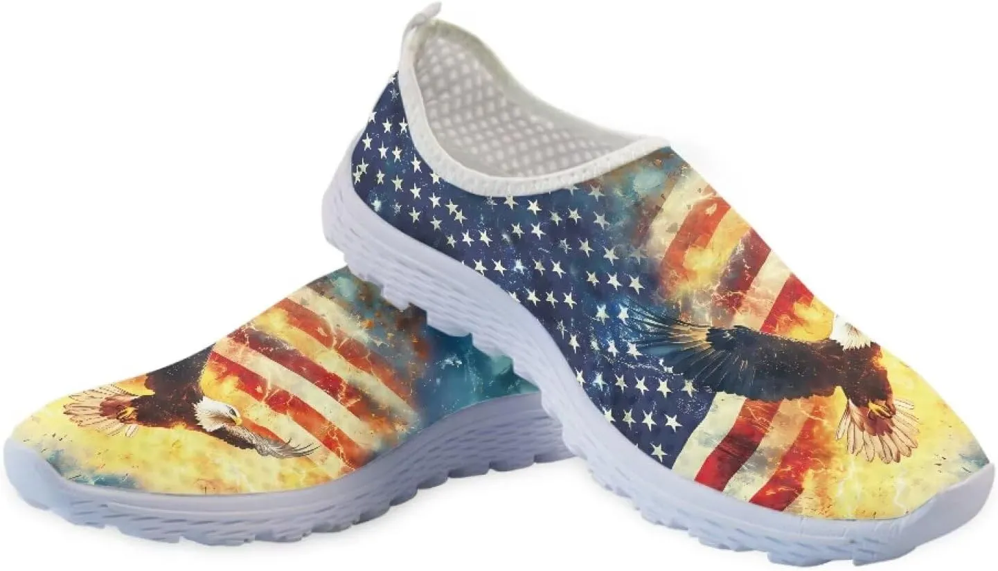 KEIAHUAN Trendy Running Shoes for Women Sneakers, Casual Lightweight Training Shoes Non-Slip Athletic Tennis Shoes