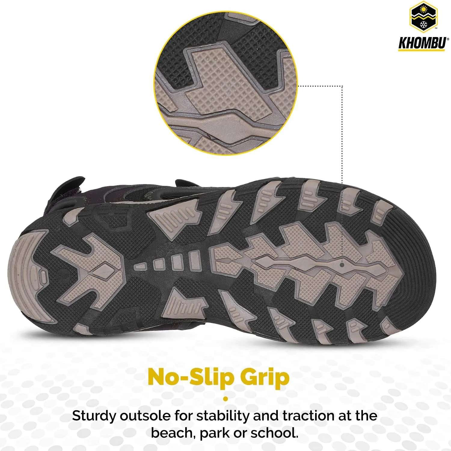 Khombu Boy's Open Toe Sandal