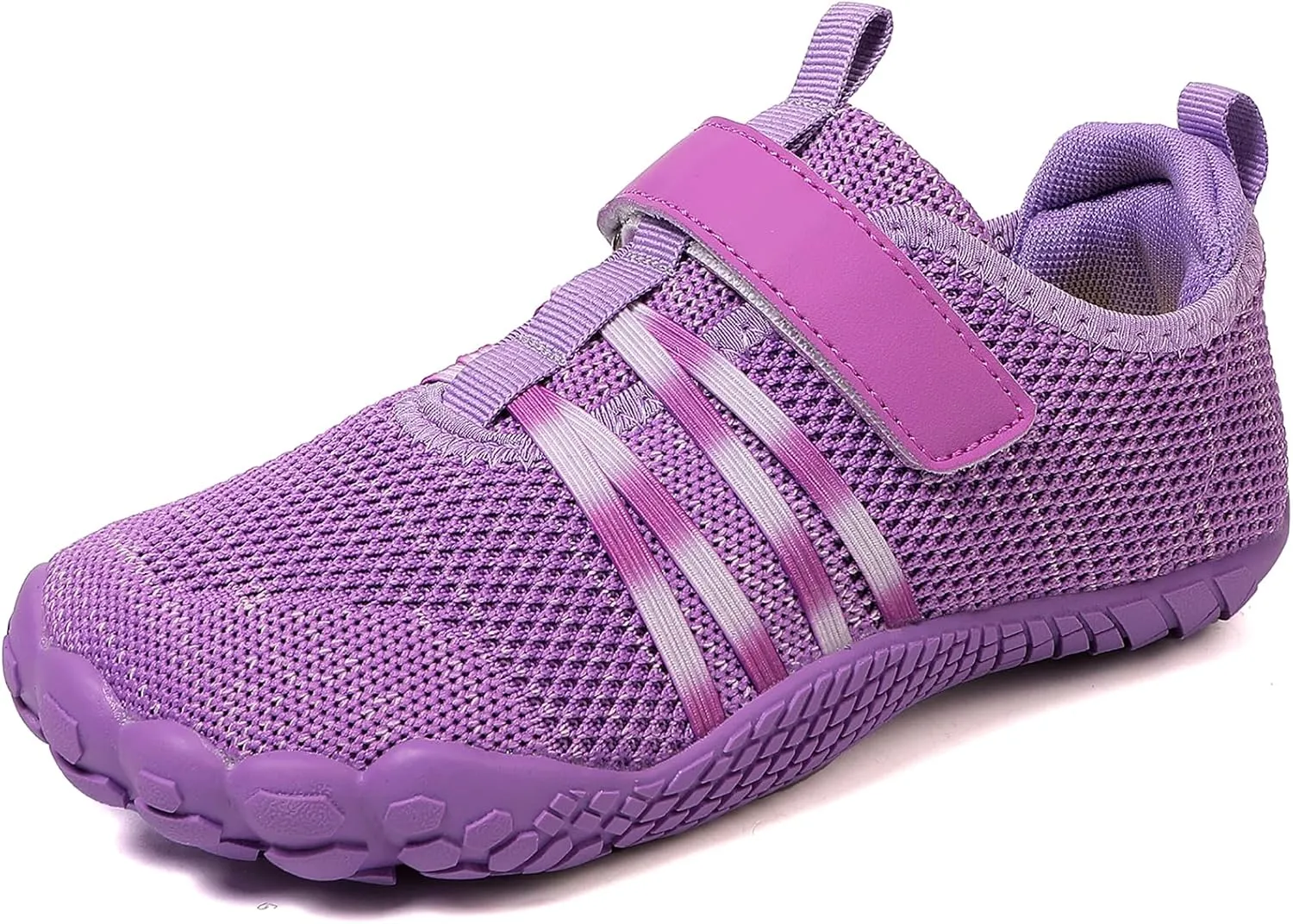 Kids Barefoot Shoes Boys Girls Footwear Toddler Shoes Wide Toe Box Hiking Flexible Zero Drop Sole Minimalist Sneakers Lightweight Breathable Slip On Running Tennis for Indoor Outdoor Little Big Kid