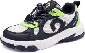 Kids Sneakers for Boys and Girls, No Tie Shoelaces Lightweight Kids Shoes, Breathable Running Tennis Sport Athletic Shoes for Toddler