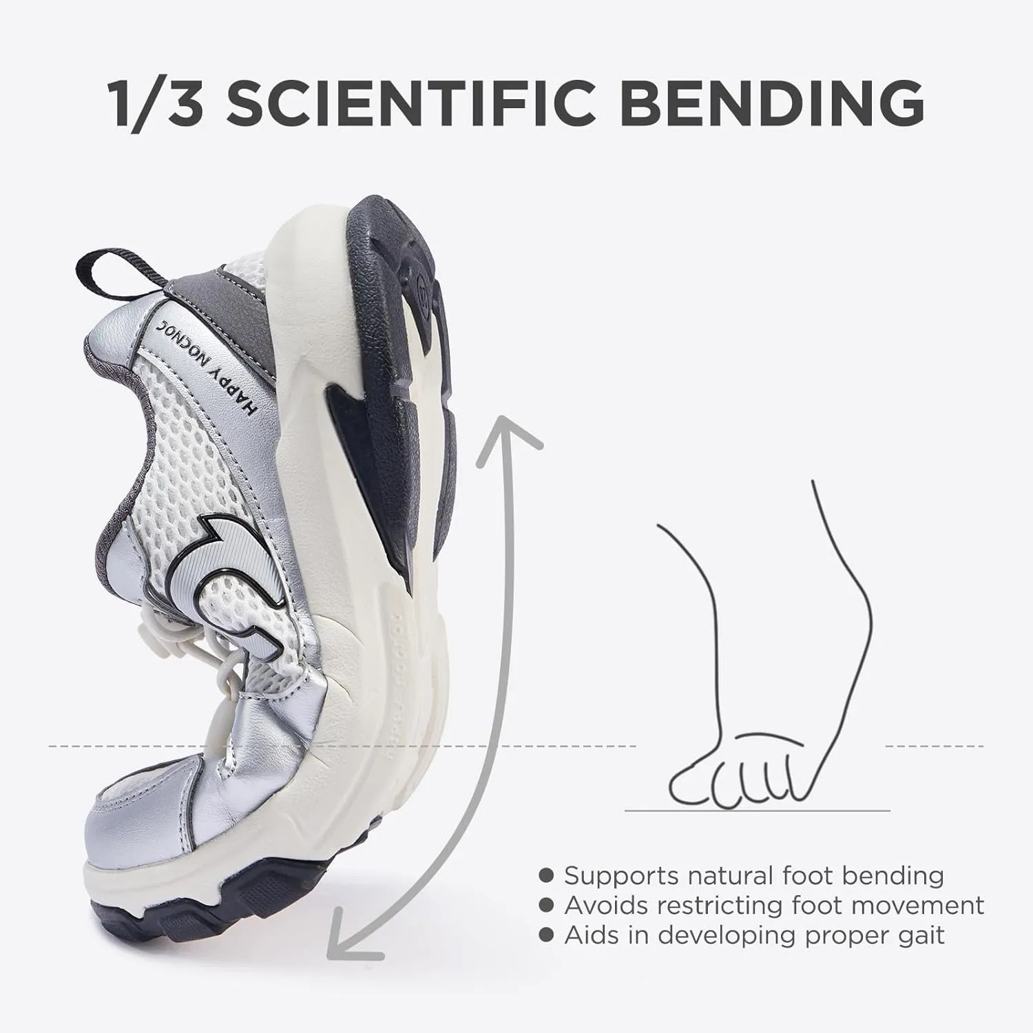 Kids Sneakers for Boys and Girls, No Tie Shoelaces Lightweight Kids Shoes, Breathable Running Tennis Sport Athletic Shoes for Toddler